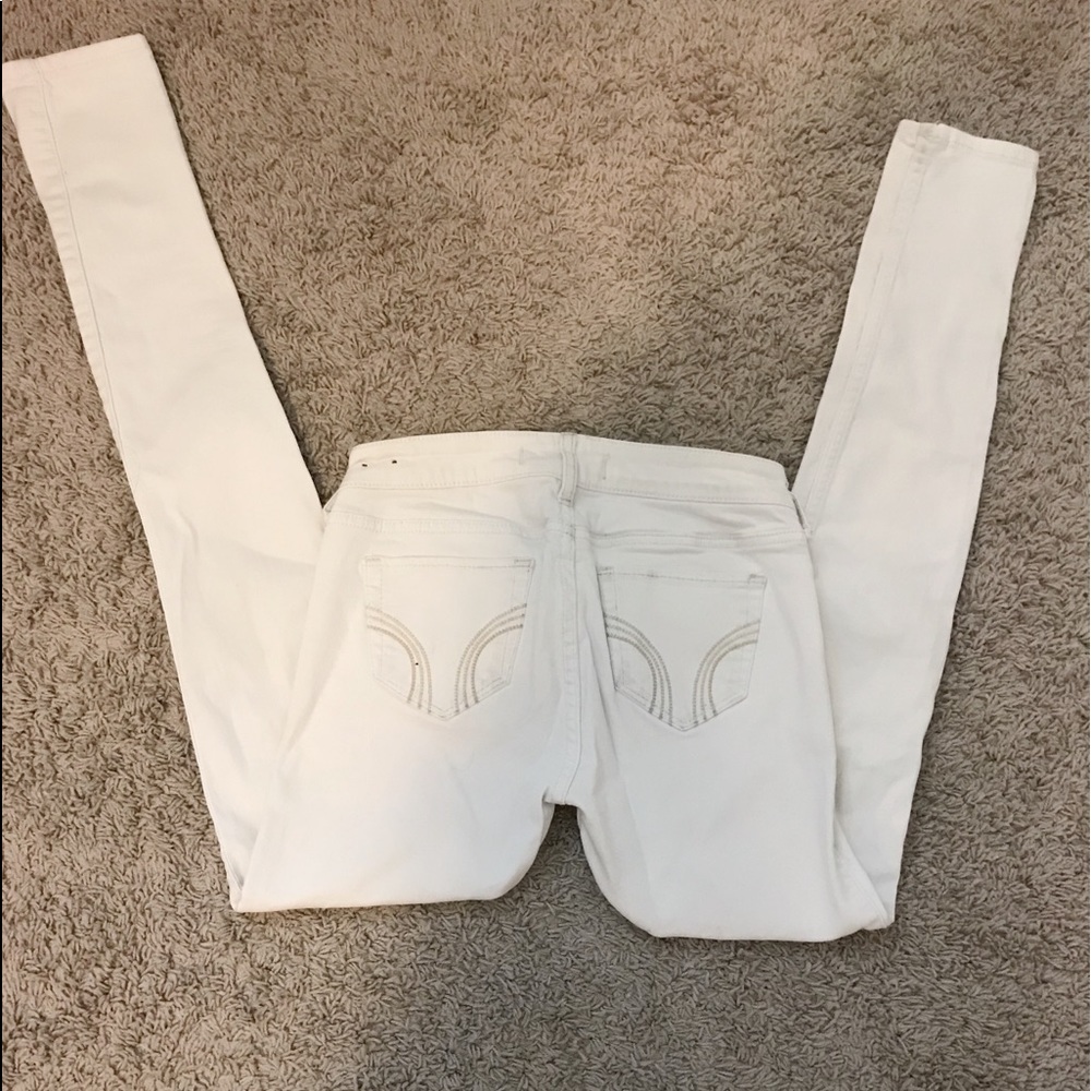 Hollister White Skinny Jeans